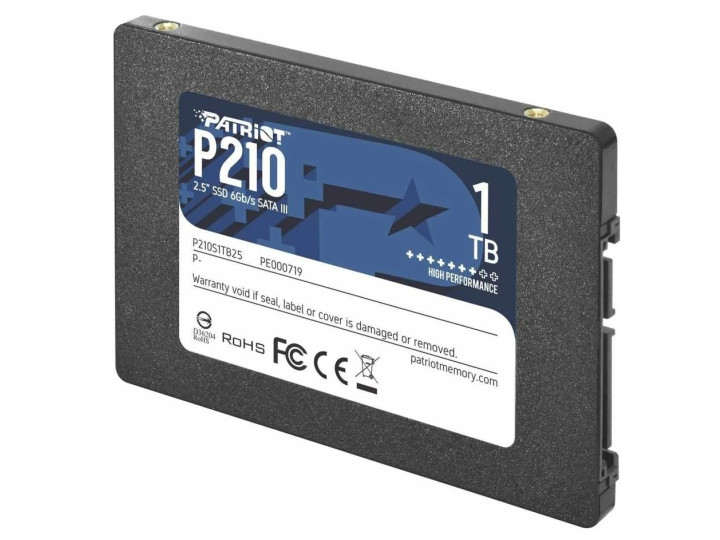 Твердотельный накопитель Patriot Memory 1024 ГБ SATA P210S1TB25
