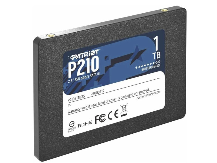 Твердотельный накопитель Patriot Memory 1024 ГБ SATA P210S1TB25