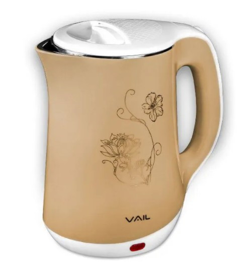 Электрический чайник VAIL VL-5551 (seamless) бежевый Электрический чайник VAIL VL-5551 (seamless) бежевый