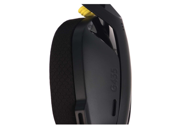 Игровые наушники Logitech G435 Wireless черно-желтый (981-001050)