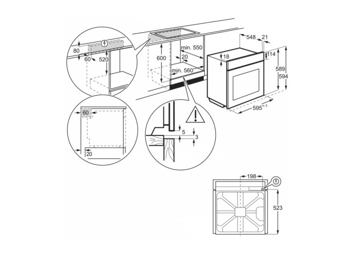 Духовой шкаф Electrolux OED3H50TX Духовой шкаф Electrolux OED3H50TX
