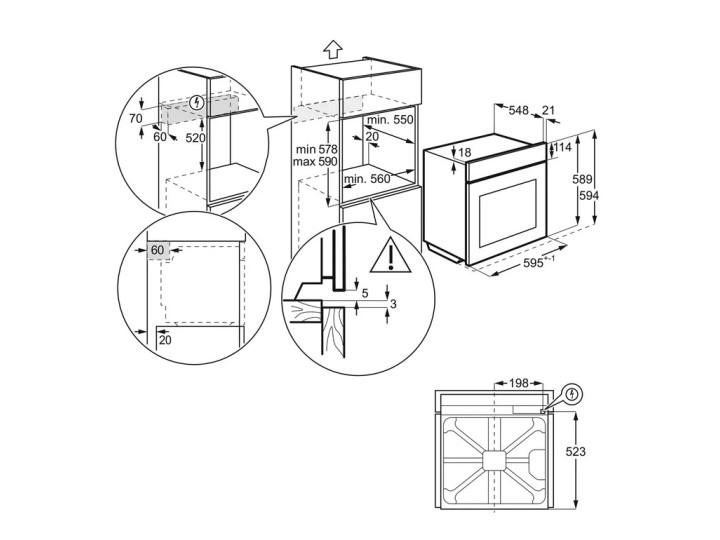 Духовой шкаф Electrolux OED3H50TX Духовой шкаф Electrolux OED3H50TX