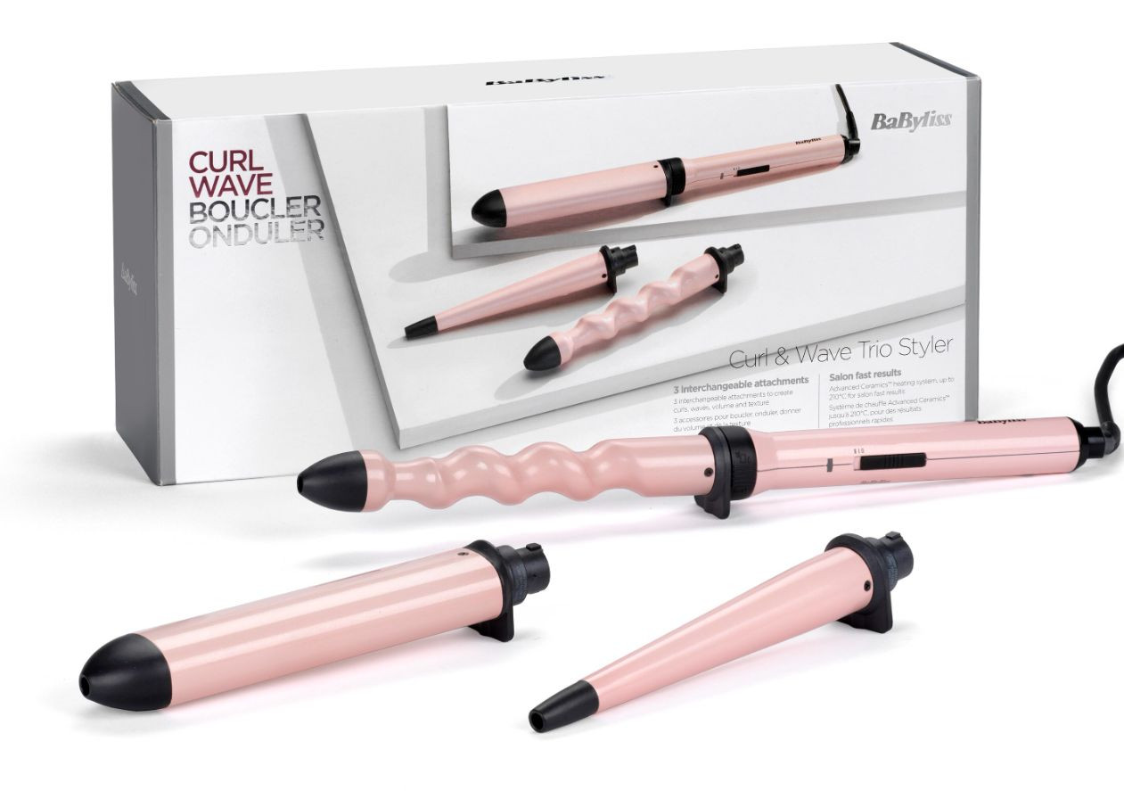 Электрощипцы BABYLISS Curl&Wave MS750E