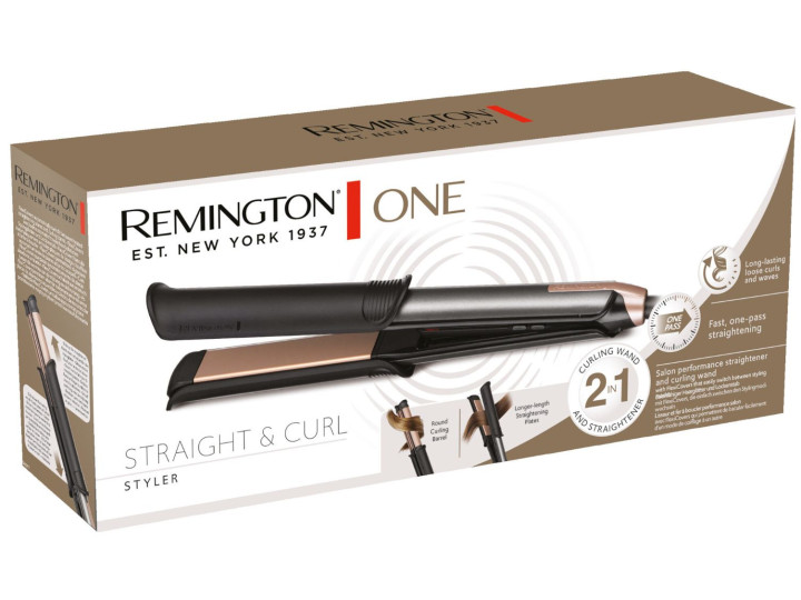 Выпрямитель волос REMINGTON One Straight & Curl S6077