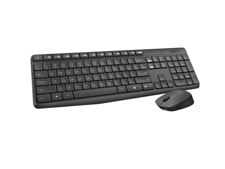 Беспроводной комплект клавиатура+мышь Logitech MK235 Grey