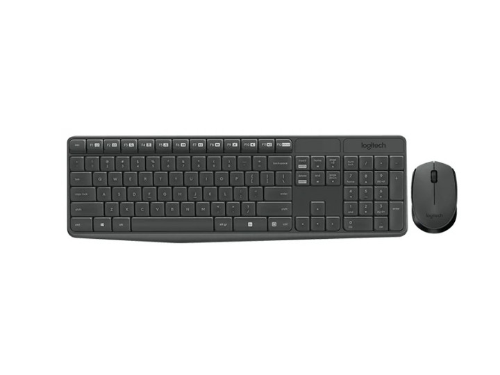 Беспроводной комплект клавиатура+мышь Logitech MK235 Grey Беспроводной комплект клавиатура+мышь Logitech MK235 Grey
