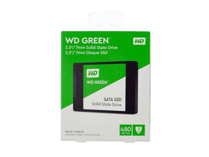 Твердотельный накопитель WD Green SATA3 480Gb WDS480G2G0A Твердотельный накопитель WD Green SATA3 480Gb WDS480G2G0A