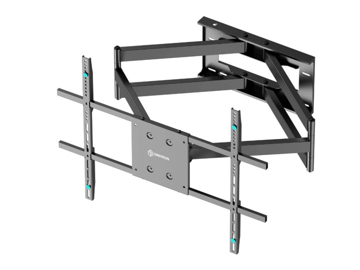 Кронштейн для ТВ ONKRON M8L чёрный, для 42"-110", наклон 15°, поворот 90°, нагрузка до 100 кг, расстояние до стены 103-1033 мм