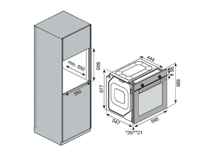 Духовой шкаф электрический Kuppersberg HF 610 B Духовой шкаф электрический Kuppersberg HF 610 B